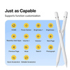 Rysik z aktywną końcówką Baseus Smooth Writing 2 do iPad + kabel USB-A - Lightning i wymienna końcówka - biały