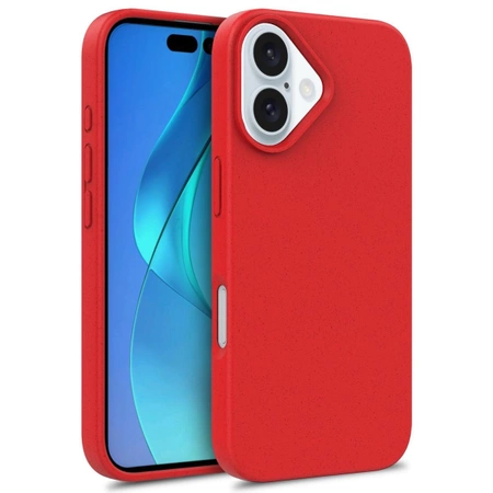 Multiple Color Wheat Case MagSafe für iPhone 16 Pro Max – rot