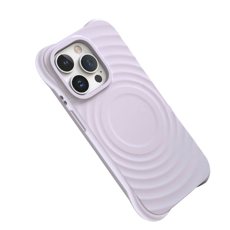 Nakładka Circle Mag do iPhone 15 6,1" jasnofioletowa