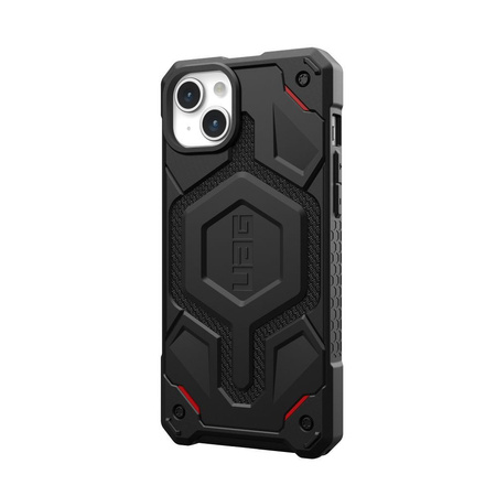 UAG Monarch Pro - protective case for iPhone 15 Plus, compatible with MagSafe (kevlar black)