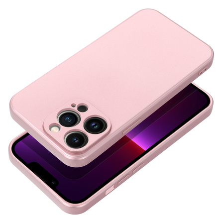 Futerał METALLIC do IPHONE 14 różowy
