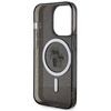 Karl Lagerfeld Karl&amp;Choupette Glitter MagSafe case for iPhone 15 Pro - black