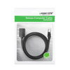 Ugreen przedłużacz kabel internetowy Ethernet RJ45 Cat 6 FTP 1000 Mbps 0,5 m czarny (NW112 11278)
