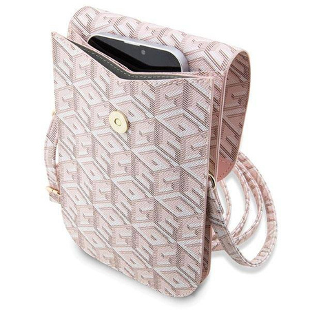 Sack Guess G Cube Stripe (GUWBHGCFSEP) rosa