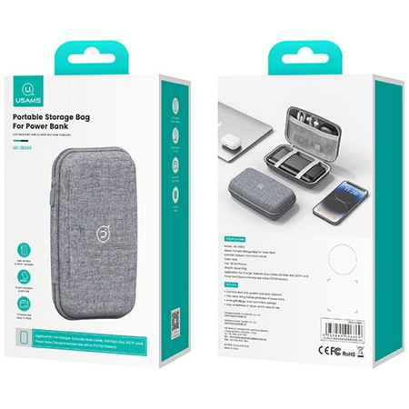 Etui ochronne USAMS US-ZB263 do          powerbanka szary