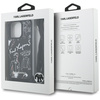 KARL LAGERFELD futerał do IPHONE 16 PRO MAX KLHCP16XPGGRMPCK kompatybilny z MagSafe (CRSSBY Grained PU W/ Pattern & Logo) czarny
