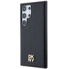 DKNY DKHMS24LPSHRPSK S24 Ultra S928 czarny/black hardcase Leather Pattern Metal Logo MagSafe