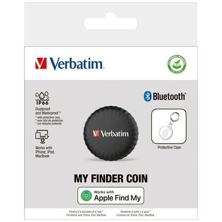 Verbatim My Finder Coin Bluetooth        czarny/black - urządzenie do śledzenia MYFC-01B 32133