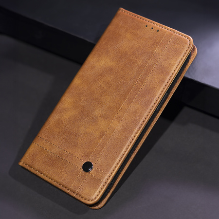 Etui Smart Seam do Xiaomi Redmi Note 14 4G (Global) brązowe (164.84 x 78.15 x 8.16 mm)