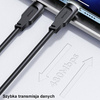 USAMS Kabel USB-C na Lightning PD Fast Charging Lithe Series 1,2m 20W czarny/black SJ566USB01 (US-SJ566)