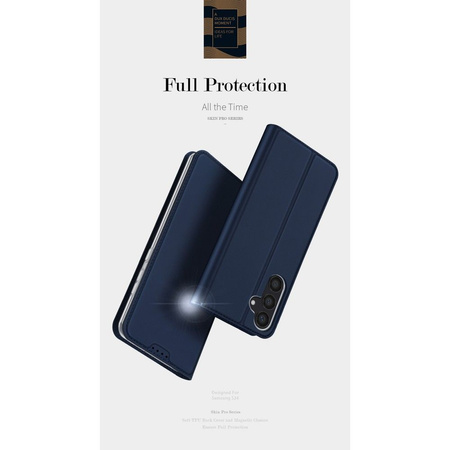 Etui Dux Ducis Skin Pro do Samsung S24 z klapką - niebieskie