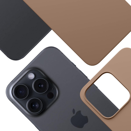 Apple iPhone 15 Pro - 3mk Hardy MagSilicone Dark Gold