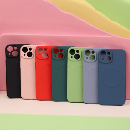 Nakładka Simple Color Mag do iPhone 15 Pro Max 6,7" jasnoniebieska