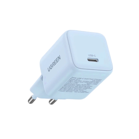 Ugreen X512 20W GaN 1x USB-C Wandladegerät - Blau