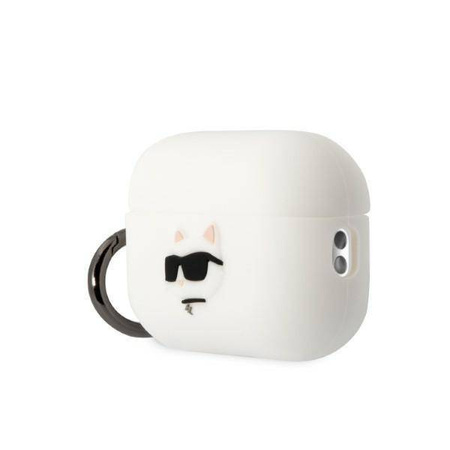 Karl Lagerfeld Silicone NFT Choupette Head 3D - Etui AirPods Pro 2 (biały)