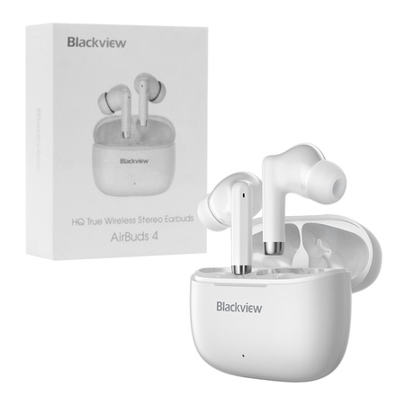blackview SŁUCHAWKI BLUETOOTH biały TWS AirBuds 4