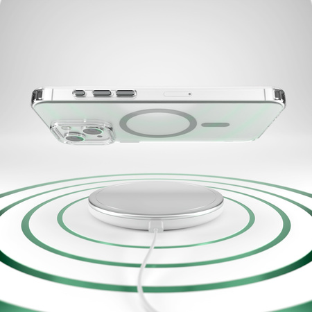 Nakładka Etteri Color Mag do iPhone 15 6,1" szara