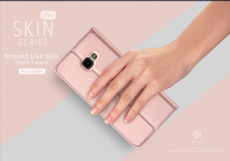 Etui portfel Dux Ducis skin leather SAMSUNG GALAXY A30 jasnoróżowe