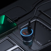 Baseus Golden Contactor Pro USB-A car charger + 2x USB-C 65W dark gray (CGJP010013)