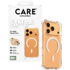 CARE by PanzerGlass Modisches Samba Case mit weißem MagSafe für iPhone 17 Pro - Transparent