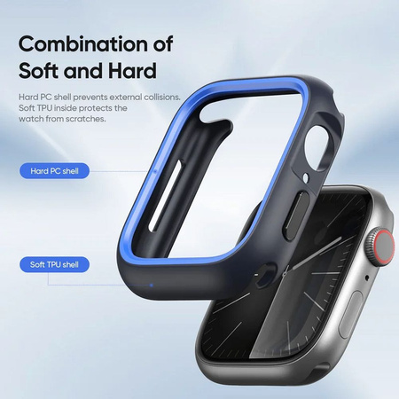 DUX DUCIS futerał BAMO do Apple Watch serii 10 46 mm czarno niebieski