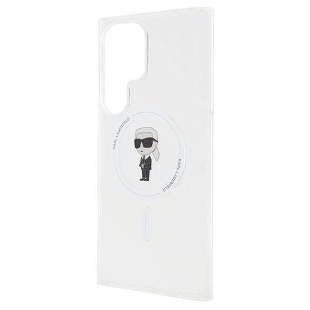 Karl Lagerfeld KLHMS24LHFCKNOT S24 Ultra S928 transparent hardcase IML Ikonik MagSafe