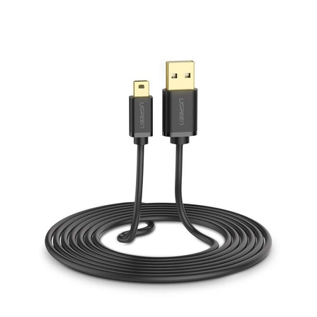 Ugreen cable USB - mini USB 480 Mbps 1 m black (US132 10355)