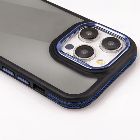 Nakładka Crystal Black do Samsung Galaxy M55 5G niebieska