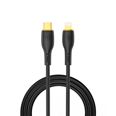 WIWU kabel YQ01 USB-C - Lightning 30W 1,2m czarny