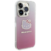 Hello Kitty IML Gradient Electrop Kitty Head Hülle für iPhone 14 Pro – Rosa