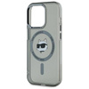 Karl Lagerfeld nakładka HC MagSafe IML Metal Choupette Head do iPhone 15 Pro Max 6,7" czarna