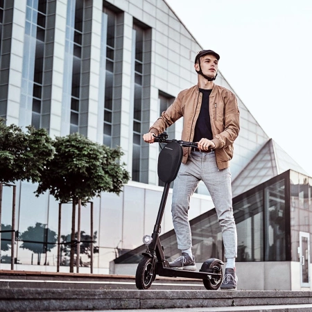 Wozinsky wasserdichte Scooter Lenkertasche Rollertasche 4l schwarz (WSB1BK)