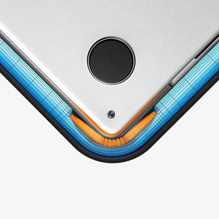 TECH-PROTECT DEFENDER BAG LAPTOP 15-16 BLACK/ORANGE