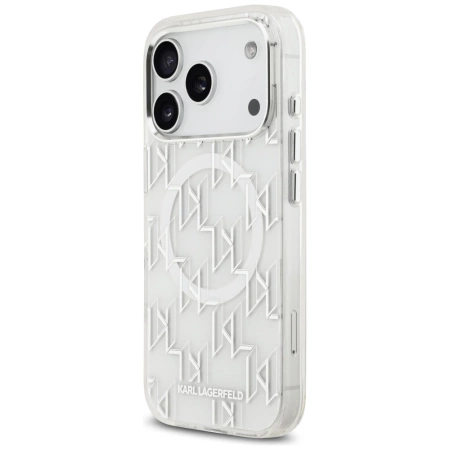 Karl Lagerfeld IML KL Monogram MagSafe Case for iPhone 17 Pro - White