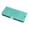 Kabura MEZZO Book do IPHONE 15 mandala zielony