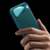 Nillkin CamShield Leather S Case iPhone 14 Plus Hülle mit Kameraabdeckung grün