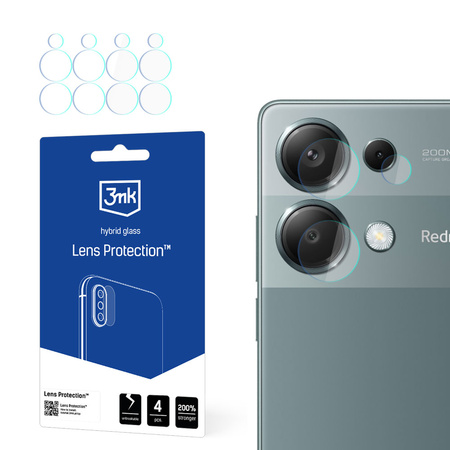 3MK Lens Protect Redmi Note 13 Pro 4G Ochrona na obiektyw aparatu 4szt