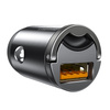 Baseus Tiny Star PPS mini inteligentna ładowarka samochodowa USB 30W Quick Charge 3.0 szary (VCHX-A0G)