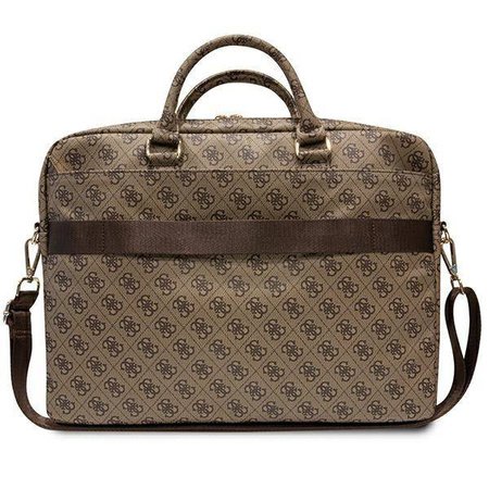 Guess Torba GUCB15P4RPSW 16" brązowy /brown 4G Printed Stripes