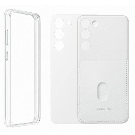 Samsung Frame Cover for Samsung Galaxy S23+ case with interchangeable backs white (EF-MS916CWEGWW)