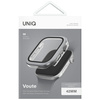 Etui UNIQ Voute do Apple Watch Series 10 42mm szkło hartowane srebrny