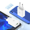 USAMS Zestaw szybkiego ład. Micro 2a 1m Fast Charging biały/white SC series(CC083)