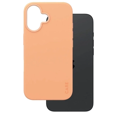 CARE by PanzerGlass Fashion Case iPhone 16 6,1&quot; pfirsich/pfirsich MagSafe 1389