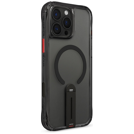Etui Skinarma Helix do iPhone 16 Pro Max  Magnetic Charging 360 Rotating Stand czarny