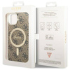 Guess GUHMP14MH4STW iPhone 14 Plus 6.7" Braun/Braun Hardcase 4G MagSafe
