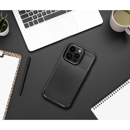 Futerał CARBON PREMIUM do IPHONE 15 Pro czarny