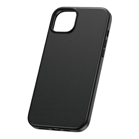 Etui APPLE IPHONE 15 PLUS Baseus Fauxther Series czarne