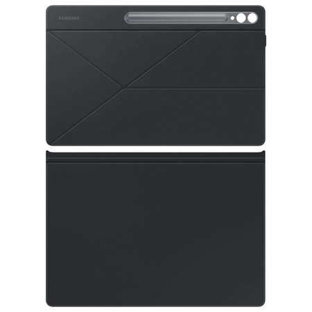 Flip case with stand for Samsung Galaxy Tab S9+ Smart Book Cover - black
