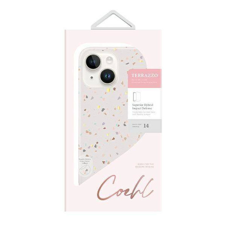 Case IPHONE 14 UNIQ Coehl Terrazzo sand