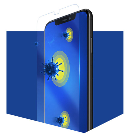 3MK Silver Protect+ iPhone XS Max/11 Pro Max, Folia Antymikrobowa montowana na mokro